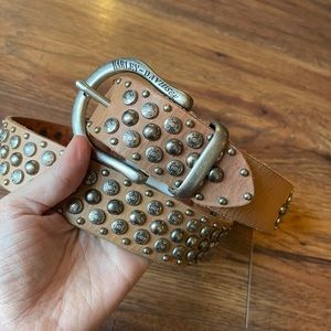 M vintage 2007 Harley-Davidson leather studded belt